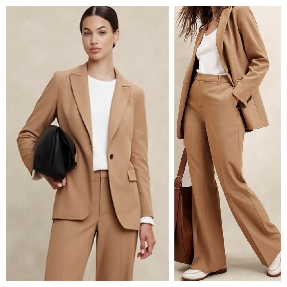 Classic Tan Women's Suit Set